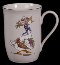 Otagiri Mother Goose Duck Gibson Coffee Mug Cup